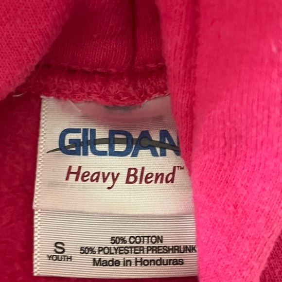 Y2K vintage Kids Mission Raceway Park hoodie Pink SMALL - Picture 4 of 6